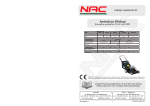 Instrukcja NAC WR6502 Kosiarka
