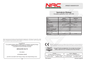 Instrukcja NAC WR65704A Kosiarka