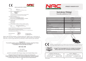 Bedienungsanleitung NAC ALL40450E-P Rasenmäher