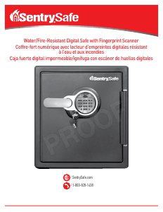 Manual de uso SentrySafe SFW205BWC Caja fuerte