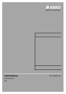 Manual Asko DFI756MUXXL Dishwasher