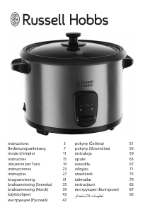 Manuale Russell Hobbs 19750-56 Cook@Home Fornello di riso