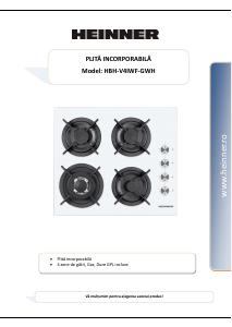 Manual Heinner HBH-V4IWF-GWH Plită