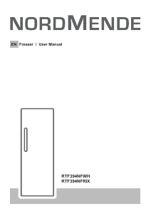 Handleiding Nordmende RTF394NFIX Vriezer