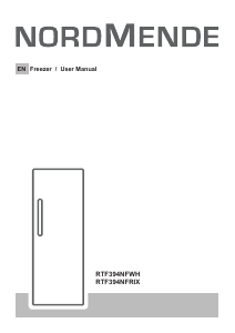 Manual Nordmende RTF394NFWH Freezer