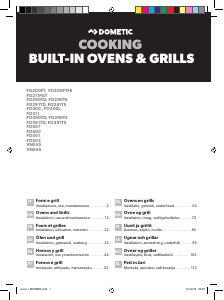 Manual Dometic VN565 Oven