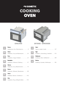 Manual Dometic OV1800 Oven
