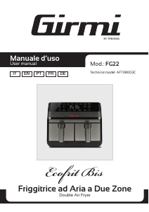 Manual Girmi FG2200 Deep Fryer