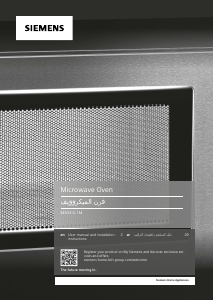 Manual Siemens BE634LGS1M Microwave