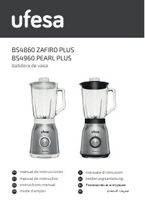 Manual Ufesa BS4860 Zafiro Plus Blender