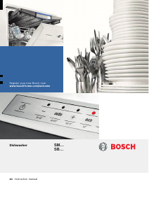 Bedienungsanleitung Bosch SMS66GW01I Geschirrspüler