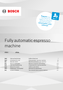 Bedienungsanleitung Bosch CTL9181B0 Espressomaschine