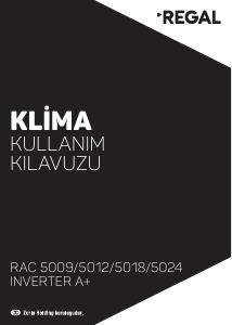Kullanım kılavuzu Regal RAC 5012 Klima