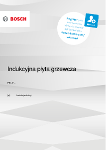 Instrukcja Bosch PIE645FB1EB Płyta do zabudowy