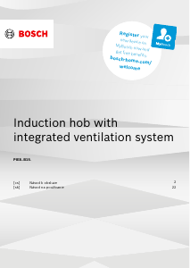 Manuál Bosch PIE811B15EB Varná deska