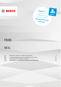 Rokasgrāmata Bosch PKE645CA2EB Plīts virsma