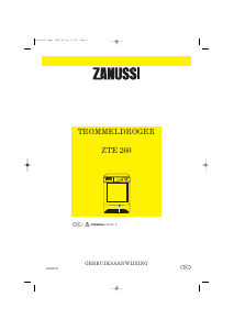 Handleiding Zanussi ZTE 260 Wasdroger