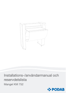 Bruksanvisning PODAB KM 751 Mangel