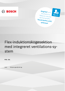 Brugsanvisning Bosch PXX875D67EB Kogesektion