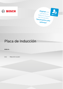 Manual de uso Bosch PXY801DW4EB Placa