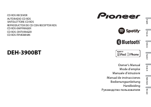 Mode d’emploi Pioneer DEH-3900BT Autoradio