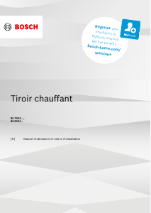 Mode d’emploi Bosch BIE7101B1 Tiroir chauffant