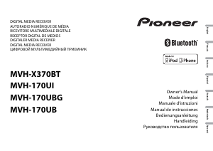 Manual de uso Pioneer MVH-170UB Radio para coche