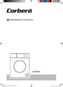 Manual Corberó CLA 8018 W Washing Machine