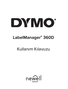 Kullanım kılavuzu Dymo LabelManager 360D Etiket yazıcı