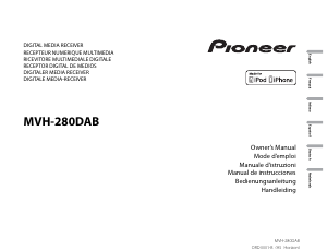 Manual de uso Pioneer MVH-280DAB Radio para coche