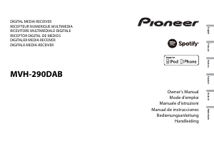 Mode d’emploi Pioneer MVH-290DAB Autoradio