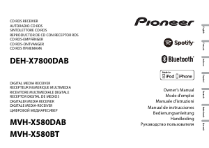 Руководство Pioneer MVH-X580DAB Автомагнитола