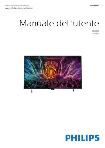 Manuale Philips 43PUS6101 LED televisore