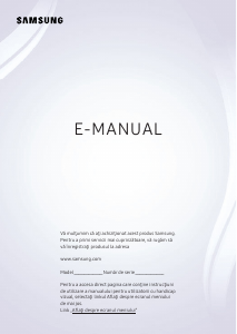 Manual Samsung UE65NU7102K Televizor LED