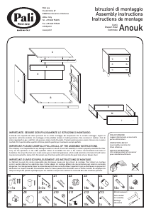 Manuale Pali Anouk Cassettiera