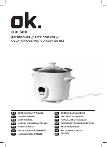 Manual OK ORI 300 Cozedor de arroz