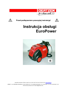 Instrukcja Oertzen EuroPower Myjka ciśnieniowa