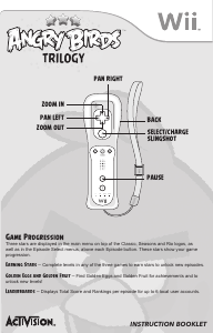 Manual Nintendo Wii Angry Birds - Trilogy