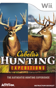 Manual Nintendo Wii Cabelas Hunting Expeditions