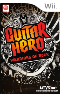 Manual Nintendo Wii Guitar Hero - Warriors of Rock