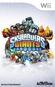 Manual Nintendo Wii Skylanders - Giants