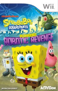 Manual Nintendo Wii SpongeBob Squarepants - Planktons Robotic Revenge