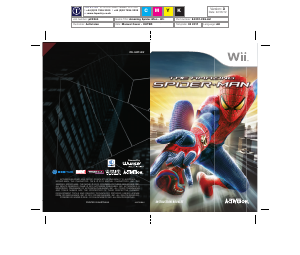 Manual Nintendo Wii The Amazing Spider-Man