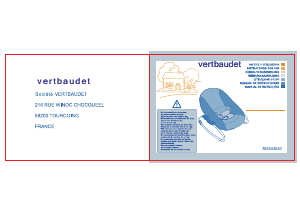Manual Vertbaudet 70334-3047 Espreguiçadeira para bebê