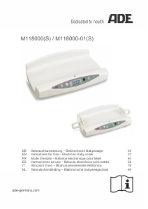 Bedienungsanleitung ADE M118000 Waage