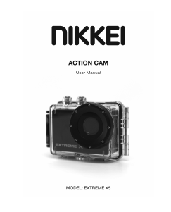 Manual Nikkei Extreme X5 Action Camera