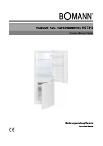 Manual Bomann KG 7342 E Fridge-Freezer