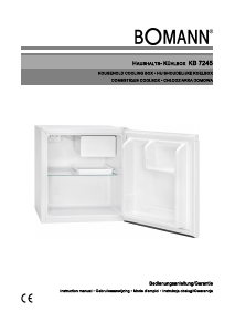 Manual Bomann KB 7245 E Refrigerator