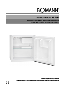 Manual Bomann KB 7245 Refrigerator