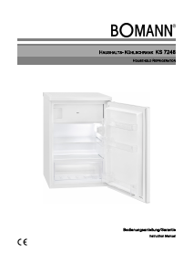 Manual Bomann KS 7248 E Refrigerator